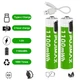 Аккумулятор AAA Pujimax с USB Type-C 1100mWh 1.5V (Блистер 2 шт + кабель) (16212-2) - изображение 4