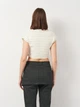 Кроп топ женский Zara 5584/176 S Бежевый (05584176104021) - изображение 2