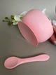 Набор силиконовой посуды - Pink 3 ед. - изображение 2