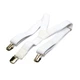 Подростковые белые подтяжки Gofin PBT-4207 - изображение 1