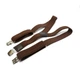 Подростковые подтяжки Gofin коричневые PBT-4218 - изображение 1