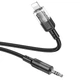 Аудиокабель HOCO UPA27 Spirit transparent Lightning to AUX 3.5 мм 1.2m, Black - изображение 2