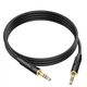 Аудиокабель HOCO UPA30 AUX 3.5mm male to 3.5mm male 1m, Black - изображение 3