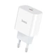 Сетевое зарядное устройство HOCO C76A Plus Speed Source Type-C PD 20W, White - изображение 1