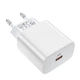 Сетевое зарядное устройство HOCO C76A Plus Speed Source Type-C PD 20W, White - изображение 4