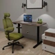 Стол с электрорегулировкой высоты Mealux PowerDesk Lite 120х60х71-118 см Walnut (EVO-201 Lite Walnut /B) - изображение 2
