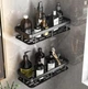 Органайзер в ванную ИНСТАГРАМНАЯ ПОЛКА на Стену STORAGE RACK AND197, Металлическая Полочка для душевой - изображение 2