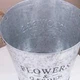 Металлическое кашпо "flower" (кругле) гигант 3645 - изображение 2