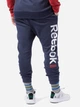 Спортивні штани утеплені чоловічі Reebok ej9869 L Темно-сині (KC1000000045331) - зображення 2