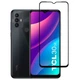 Защитное стекло Fiji Premium для TCL 30 SE (6165H / 6165H1) полная проклейка Anti-Static черный - изображение 1