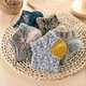 Женские летние короткие ажурные носки LuAMaMA Винтажные, 5 пар/36-40р - изображение 5