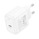 Сетевое зарядное устройство Hoco CS53A PD25W / 3A Type-C с быстрой зарядкой White - изображение 3