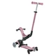 Дитячий самокат 3в1 з сидінням Globber Go Up Deluxe Lights Ecologic 360, пастельно-рожевий (697-510) - зображення 2