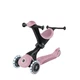 Дитячий самокат 3в1 з сидінням Globber Go Up Deluxe Lights Ecologic 360, пастельно-рожевий (697-510) - зображення 5