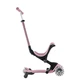Дитячий самокат 3в1 з сидінням Globber Go Up Deluxe Lights Ecologic 360, пастельно-рожевий (697-510) - зображення 6