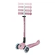Дитячий самокат 3в1 з сидінням Globber Go Up Deluxe Lights Ecologic 360, пастельно-рожевий (697-510) - зображення 7