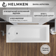 Ванна акриловая Helmken Vespera 140x70 см (868T2426A9) комплект 2 в 1: прямоугольная ванна, ножки - изображение 7
