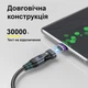 Универсальный магнитный кабель Type-C – Type-C, Lightning, microUSB 1.8 м - изображение 11