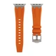 Ремінець силікон (класик) для Apple Watch Ultra 49 mm (Ultra | Ultra 2 | Ultra 3) orange-titanium - зображення 4