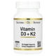 Витамины D3 и К2 5000 МЕ California Gold Nutrition 60 капсул - изображение 1