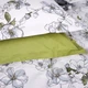 Простынь на резинке MirSon 90x200+25 см 00-1 Olive Flowers поплин (2200009699269) - изображение 6