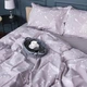 Простынь на резинке MirSon 120x190+25 см 00-3 Grey Dandelions поплин (2200009701818) - изображение 2