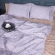 Простынь на резинке MirSon 200x220+25 см 00-4 Geometry Beige поплин (2200009703188) - изображение 3