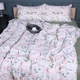 Простынь на резинке MirSon 80x200+25 см 00-9 Birds and Flowers поплин (2200009709357) - изображение 3