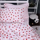 Простынь на резинке MirSon Poplin Line Kids 01 Little Hearts 150x200 см (2200009710711) - изображение 3