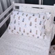 Простынь на резинке MirSon Poplin Line Kids 03 Animals 120x200 см (2200009713194) - изображение 1