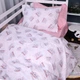 Простынь на резинке MirSon Poplin Line Kids 04 Cats 150x200 см (2200009714498) - изображение 3