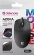 Mysz Defender Azora MB-241 LED USB Black  52241 (4745090825305) - obraz 4