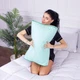 Подушка ортопедическая MirSon Стружка Memory №4245 Satin Stripe 30-0013 Azure 58х40х10.5 см (2200006424635) - изображение 1