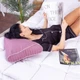 Подушка ортопедическая MirSon Стружка Memory №4129 Satin Stripe 30-0008 Smoky Pink 49х32х10.5 см (2200006423430) - изображение 3