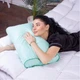 Подушка ортопедическая MirSon Стружка Memory №4245 Satin Stripe 30-0013 Azure 58х40х10.5 см (2200006424635) - изображение 2