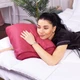 Подушка ортопедична MirSon Стружка Memory №4271 Delicate satin 0847 Tomato 58х40х10.5 см (2200006424925) - зображення 3