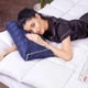 Подушка ортопедическая MirSon Стружка Memory №4174 Noble stripe Blue sea Kiddy 50х29х8 см (2200006423881) - изображение 2