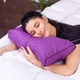 Подушка ортопедическая MirSon Стружка Memory №4186 Satin Stripe 30-0009 Purple Kiddy 50х29х8 см (2200006424000) - изображение 3