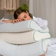 Подушка ортопедическая (стружка Memory) MirSon №4225 Green Nature Dorotea 58х40х10.5 см (2200006424406) - изображение 8