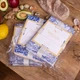 Набор полотенец рогожа-полупанама Mirson №632 - Blue chrysanthemums 2 шт 30х50 см (2200006740544) - изображение 4