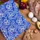 Рушник вафельний Mirson №512 Waffle Blue lace 45х90 см (2200006739791) - зображення 3