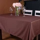 Скатерть MirSon Водонепроницаемая №401 Satin Waterproof Chocolate 100x140 см (2200006723387) - изображение 1