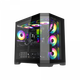 GAMEMAX Корпус комп'ютерний Midi atx без блока живлення x,m-atx, ITX,Tempered Glass,Metal cover, USB2.0x1, hype-a Black - изображение 1