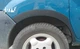 Накладки на колесные арки (4 шт, черные) из пластика для Renault Kangoo 1998-2008 годов. - изображение 2