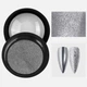 Зеркальная втирка для дизайна ногтей (серебряная) Mirror powder №2 Designer Professional - изображение 2