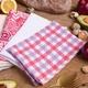 Набор вафельных полотенец Mirson №620 - Picnic cage 6 шт 30х50 см (2200006737292) - изображение 3