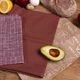 Набор полотенец рогожа-полупанама Mirson №641 - Brown kitchen 3 шт 30х50 см (2200006740810) - изображение 3