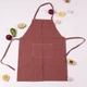 Фартук MirSon №205 Chocolate рогожа/полупанама 68x84 см (2200006753995) - изображение 1