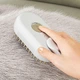 Щетка-Чесалка с паровым увлажнением без нагрева для Домашних Животных Massage Brush 3в1 на аккумуляторе USB LED White - изображение 4