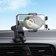 Автотримач для телефона з БЗП HOCO HW34 Blue whale 3-axis linkage wireless fast charging car holder(center console) - зображення 9